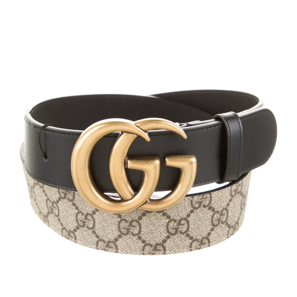 Gucci Black and Gold belt